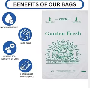 Plastic Produce <b>Bag</b> Roll Ldpe Perforatated Tear-off <b>Bags</b> with <b>Clear</b> Perforation Line for Easily - Product Image 2