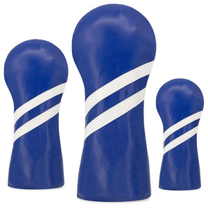 ปลอกคลุมหัวไม้กอล์ฟ Salva หนัง PU กันน้ำ ลายนูน สีพื้น แบบกำหนดเองได้ สำหรับไดรเวอร์/แฟร์เวย์วูด/ไฮบริด ขนาด 12 นิ้ว - Product Image 1