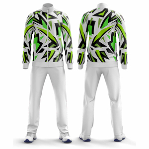 Conjunto Deportivo Estampado de Dos Piezas con Chaqueta y Pantalones con Diseño Gráfico, Tejido Transpirable para Entrenamiento, Running y Fitness - Product Image 3