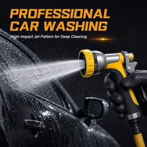 Jet Hose Nozzle Zinc Alloy Metal Heavy Duty Rear Trigger 60PSI for Garden Watering Patio Cleaning - Product Image 6