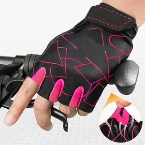 Gants de cyclisme sur route d'été légers et flexibles, durables, de haute qualité, demi-doigts, antidérapants, respirants, anti-UV - Product Image 5