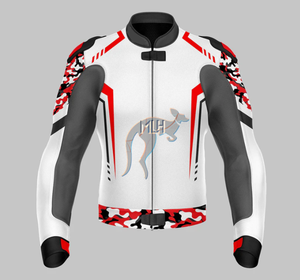 Leather <b>Racing</b> <b>Jackets</b> for Motorbikes Premium Quality Kangaroo Cowhide Milled Made in Pakistan Motorbike Wear Perforated - Product Image 1