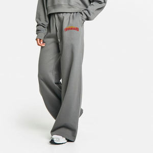 Pantalones Deportivos Sueltos de Cintura Alta para Mujer, de Felpa Suave, 100% Algodón, Estilo Retro, de Pierna Recta - Product Image 5