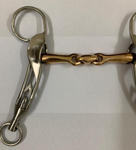 Bocado de Cobre de Alta Calidad con Doble Articulación, Tipo Losango, Estilo Islandés, Eslabón Ovalado, Logotipo Personalizado, Marca Privada, Personalizable, para Caballos, Equitación y Esquí - Product Image 2