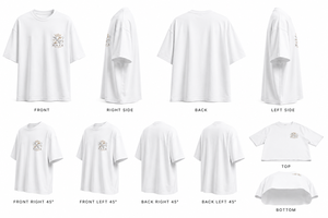 เสื้อยืดคอตตอนเนื้อหนาแบบเรกูลาร์ฟิต พร้อมโลโก้ปัก คอกลมพรีเมียม ดีไซน์เรียบง่าย ระบายอากาศได้ดี - Product Image 6