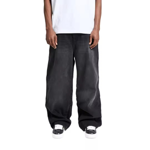 High Quality Custom Made Men Straight Denim <b>Pants</b> Autumn Summer Breathable 100% Cotton Lightweight Casual Stylish Button Custom - Product Image 1