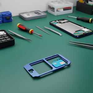 Bandeja para tarjeta SIM y tarjeta Micro SD azul para Honor 10 - Product Image 3