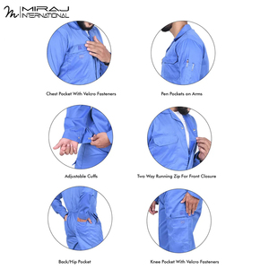 Uniformes de Trabajo de Alta Visibilidad para Hombre, Diseño Reflectante 2026, Ropa de Trabajo Personalizada, Servicio OEM ODM - Product Image 6