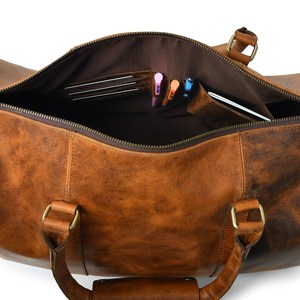 New Arrivals Vintage Fashion Luxury Handbags <b>Men's</b> Leather <b>Weekender</b> Duffle Luggage <b>Bag</b> <b>Man</b> Genuine Leather Travel <b>Bag</b> - Product Image 5