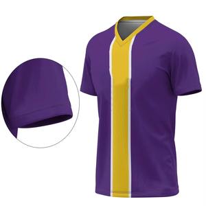 Maillot de football pour homme 100% polyester, entièrement sublimé, léger, respirant, séchage rapide, été, impression de logo personnalisée, service OEM - Product Image 3
