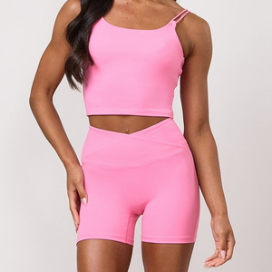 Comfortable Home Thin Section Loose Thin Casual <b>Drawstring</b> A-line Wide-leg Pants Sports Yoga Summer Shorts Biker Women's Shorts - Product Image 4