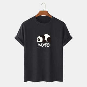 Camiseta Formal de Hombre de Primera Calidad, 100% Algodón, 300 Gramos, Logotipo Personalizado, Estampado en Relieve 3D, Diseño Sólido, Corte Holgado - Product Image 3