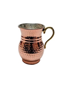 Service de verres en cuivre martelé, ensemble de vaisselle en cuivre massif pour la maison, vaisselle de table en cuivre de qualité supérieure - Product Image 5