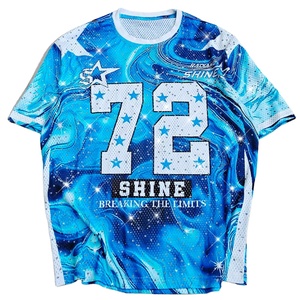 Camiseta Deportiva Personalizada Unisex de Fútbol Americano, Talla Grande, Malla Transpirable, Diseño Gráfico, Proveedor OEM al por Mayor - Product Image 1