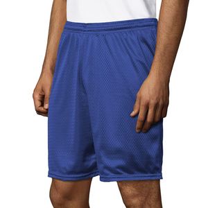 Pantalones cortos deportivos de malla para hombre, fabricados en fábrica, con impresión de logotipo personalizado, ropa deportiva para hombre, pantalones cortos de malla con todas las tallas disponibles. - Product Image 5