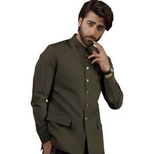 1. Chaleco Elegante para Hombre, Traje de Boda Pakistaní, Chaleco Étnico Bordado, Ropa Festiva para Fiestas, Tallas y Colores Personalizados, Venta al Por Mayor - Product Image 1