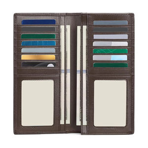 Carteras de Cuero Genuino Hechas a Mano con Hebilla para Mujer, Cartera Delgada de Alta Calidad, Cartera de Mano Estilo Western - Product Image 5