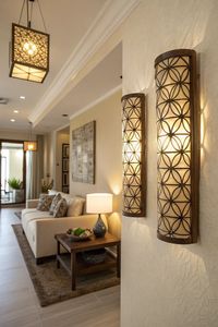Handcrafted Antique Finish Solid Brass Hanging <b>Ceiling</b> Lamp with Intricate Traditional Engraving Metal Candle Holders - Product Image 2