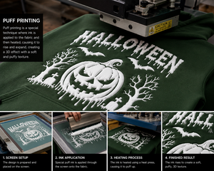 Sudadera con Capucha Personalizada de Halloween para Hombre, Color Verde Oscuro, con Estampado 3D de Calabaza, Murciélago y Cementerio, Felpa de Algodón, OEM - Product Image 5