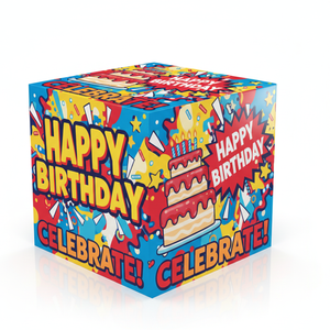 Cajas de Pastel Cilíndricas de Papel Corrugado Reciclable y Ecológico con Cierre Magnético y Asa, Impresión de Logotipo Personalizado para Panadería - Product Image 3
