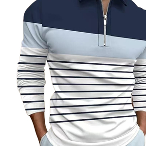 Chemise Homme Premium 2026 à Col Montant et Manches Longues – Polyester Haute Qualité Anti-Plis, Tricotée, Respirante, Élégante et Tendance - Product Image 3