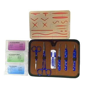 Kit de formation de suture chirurgicale Kit de suture chirurgicale en silicone en gros Kit de pratique de suture Outils de formation complets - Product Image 1