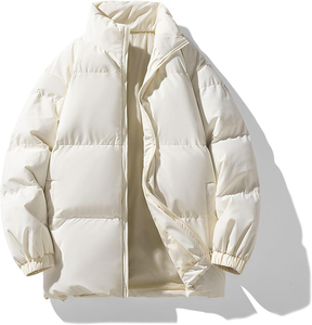 Hooded Long <b>Puffer</b> <b>Jacket</b> Men Summer Coat <b>Thin</b> Insulation Warm Padded Front Outdoor Wear Pakistan Origin Bulk Order Accepted - Product Image 1