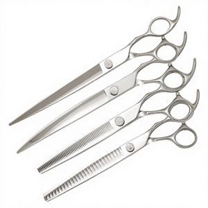 Tijeras Profesionales de 8 Pulgadas para Peluquería Canina, Microdentadas, Clásicas, Convenientes, de Acero Inoxidable - Product Image 1