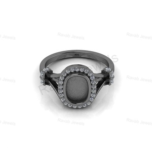 Good Quality Luxury 925 Sterling Silver Girl Wedding <b>Ring</b> Classic Elegant Zircon Design Creative Wholesale Jewelry For Parties - Product Image 3