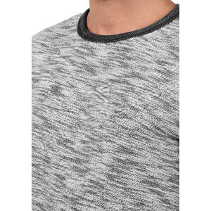 Sudadera de Forro Polar Texturizado de Alta Calidad para Hombre, Cuello Redondo, Hombros Caídos, Estampado, Unisex, Logotipo Personalizado, Ropa Deportiva Cortavientos - Product Image 3