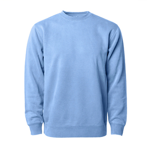 New Design 2021 Wholesale Custom Unisex Crew Neck French Terry Pigment <b>Sweatshirt</b> - Product Image 1