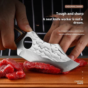 Cuchillo de Carnicero para Cocina y Uso Comercial, Hoja de Acero Inoxidable, Personalizable OEM con Mango de Cuero - Product Image 4
