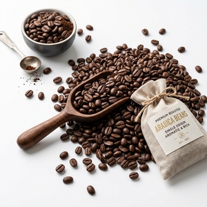 Granos de Café Arábica Tostados de Alta Calidad, Café Gourmet en Grano, Aroma Rico, Sabor Fresco, Suministro al por Mayor, Exportación - Product Image 5