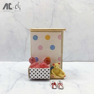 Chupete Decorativo de Resina Rosa Unisex, Juguete de Plástico para Mayores de 14 Años, para Baby Showers de Niñas, Certificado por la CPSIA, 26 mm, Hecho en Taiwán - Product Image 5