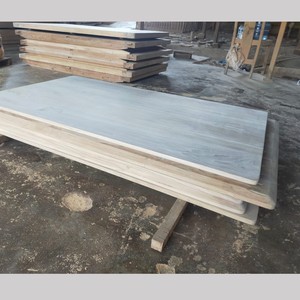 Table de restaurant minimaliste en teck massif, meubles en bois naturel séché pour restaurants, hôtels, villas, fabrication sur mesure OEM ODM - Product Image 5