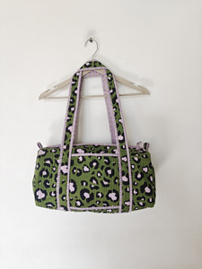 Shree Balajee Garments T-1 Tiger Print Quilted Lightweight Cotton <b>Duffel</b> <b>Bag</b> with Zipper Closure Large Capacity Made Rajasthan - Product Image 2