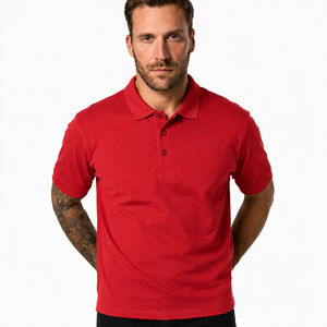 Men's Pique Polo Shirt Short Sleeve <b>Classic</b> Fit Cotton Collared Casual Golf Business Everyday Top OEM ODM Manufacturer - Product Image 1
