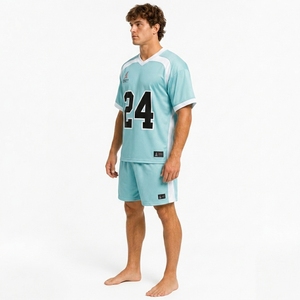 Ensemble d'uniformes de lacrosse respirants de qualité supérieure avec design par sublimation, fabrication en usine, prix abordable, uniformes de lacrosse personnalisés - Product Image 2