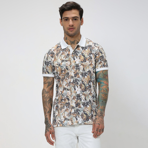 Polo de golf pour homme à manches courtes, personnalisé, de haute qualité, séchage rapide, couleur unie, en polyester avec impression rapide - Product Image 3