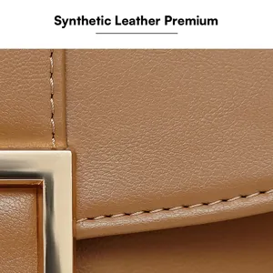 Elegant <b>Lady</b> Women's PU Backpack Square Shape Zipper Magnetic Closure Detachable Shoulder Strap Lightweight Waterproof Daily Use - Product Image 3
