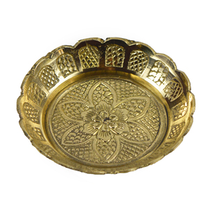 Diya de Cristal con Diseño Festivo, Diya de Latón con Acabado Plateado, Diya Moderna de Metal de Latón, Decoración de Lujo para el Hogar, Nuevas Tendencias de Lujo - Product Image 2