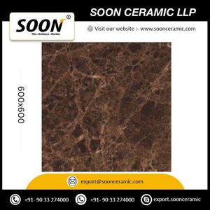 Best Selling Digital Printed Great Emperador 600x600 Matte Porcelain Floor Tiles Rustic Design Non-Slip Exterior Use From India - Product Image 6