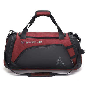 Bolsa de Viaje Deportiva Impermeable de Gran Capacidad, con Cierre de Nylon, Compartimento para Zapatos, Correa Ajustable, Personalizable - Product Image 5