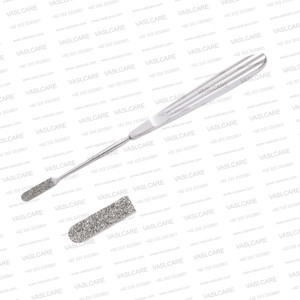 Râpe nasale Peet 7-1/2" (19 cm) en acier inoxydable, revêtement diamant, instrument chirurgical pour rhinoplastie et finition du dos nasal - Product Image 4