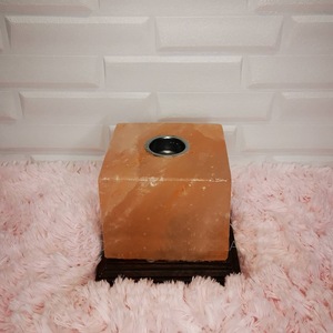 Himalayan Rock Salt Modern Aroma <b>Oil</b> <b>Burner</b> <b>Lamp</b> Natural Pink Salt for Kitchen & Hotel Use - Product Image 2
