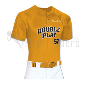 Maillot de baseball personnalisé vert unisexe 100% polyester respirant pour adulte, impression par sublimation - Product Image 3