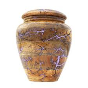 Handcrafted Thunder Wooden Cremation Urn For Human Ashes Fractal Burning Mango Wood Funeral Urn Inlay <b>Memorial</b> Burial <b>Box</b> - Product Image 3
