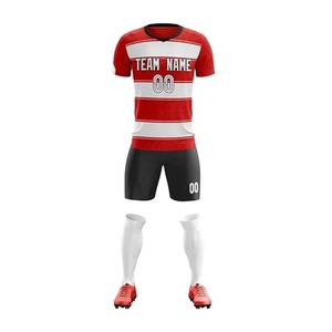 Uniforme de Fútbol Nuevo Estilo, Talla Personalizada, Color Sólido, 100% Poliéster, Transpirable, Secado Rápido, Ecológico, Servicio OEM Disponible, Unisex - Product Image 5