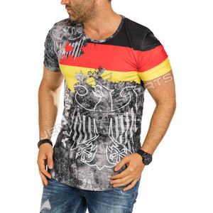 Camiseta Deportiva Personalizada de Verano para Hombre, 100% Algodón, Cuello Redondo, Secado Rápido, Transpirable, Ligera, con Impresión Digital - Product Image 2