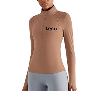 Nueva Camiseta Deportiva Ecuestre de Manga Larga para Mujer, Diseño Personalizado de Lujo, Elástica en Cuatro Direcciones, Spandex y Nailon, Ajuste Ceñido - Product Image 2